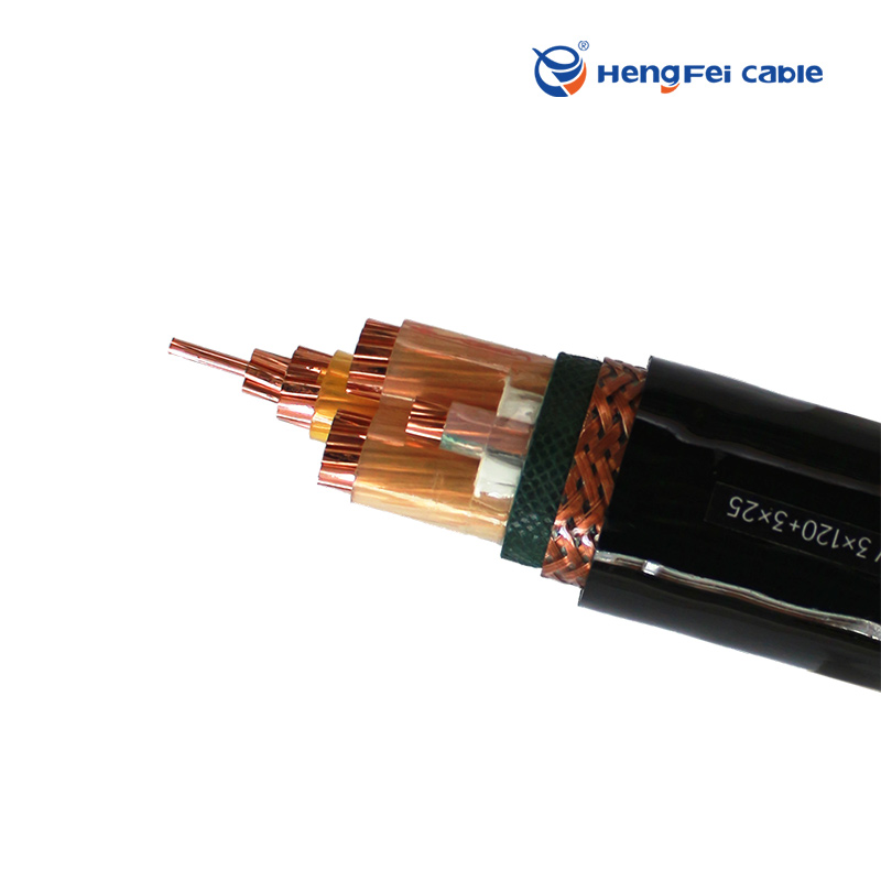 Vfd rubber-sheathed flexible cable for coal mining applications