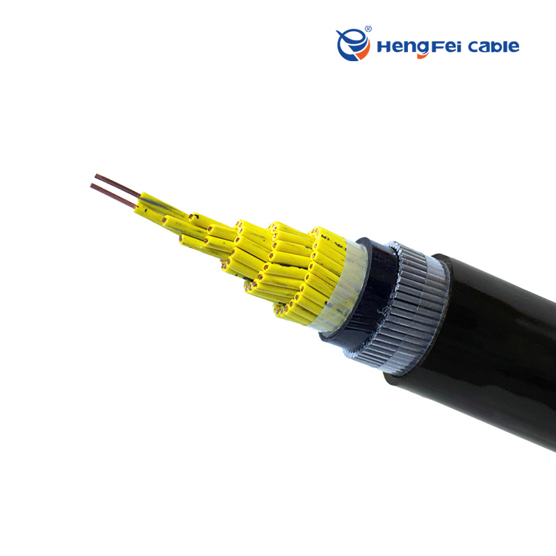 Fully shielded copper tape armored emi-resistant control cable