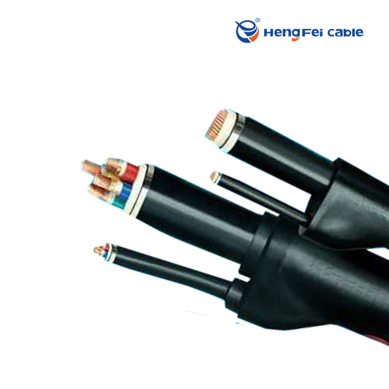 PVC-insulated pre-branched power distribution cable